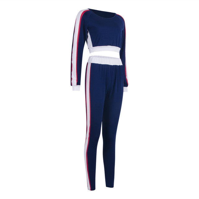Women's 2-Piece Cotton Pullover Sweatsuit Set