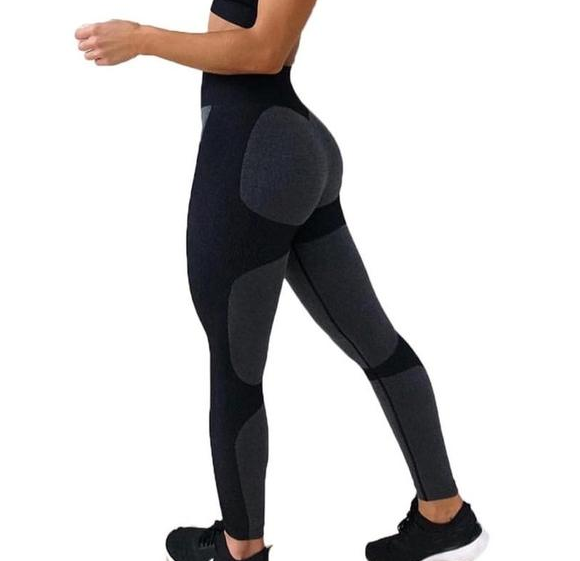 New Color-Blocked Peach Butt-Lifting Workout Leggings