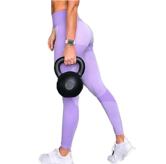 New Color-Blocked Peach Butt-Lifting Workout Leggings
